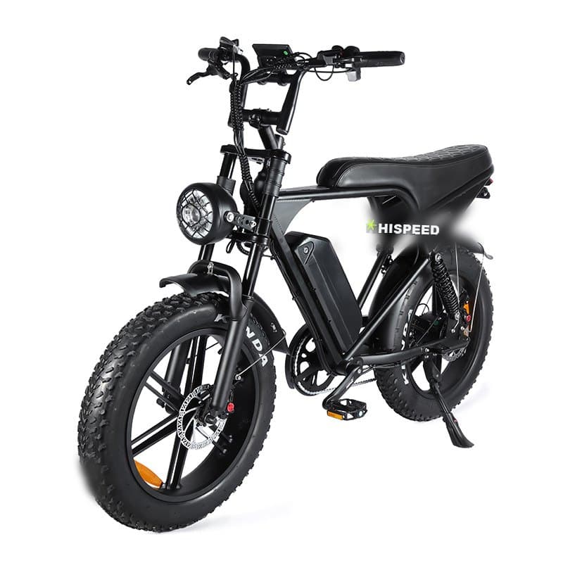 HISPEED Urban C4 — Urbana, E-bike urbana 800W com pneus largos, câmbio Shimano e freios a disco.